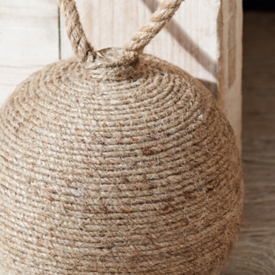 Jute Doorstop Home Accessories The White Company UK