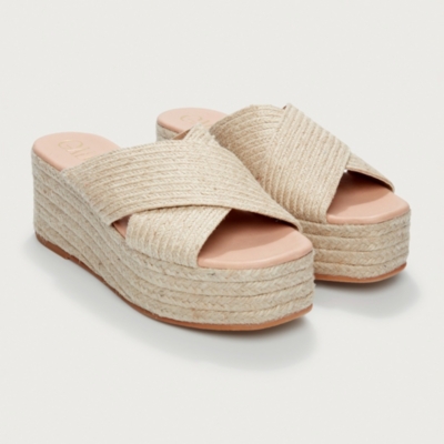 Jute Flatform Wedge Espadrille Sandal