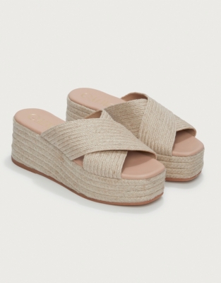 Jute Flatform Wedge Espadrille Sandal