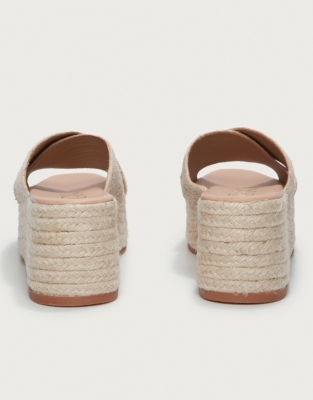 Jute Flatform Wedge Espadrille Sandal