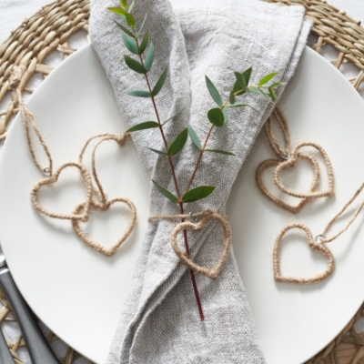 Stylish Heart Decor Set