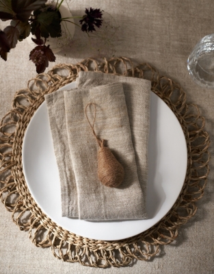 Jute Pear Decoration