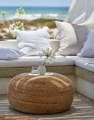 Jute Pouffe