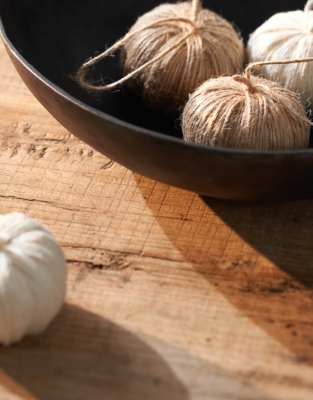 Jute Pumpkins – Set of 4