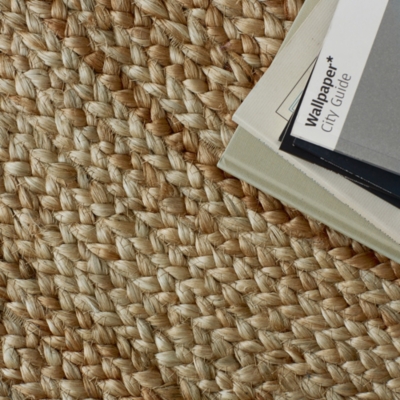Jute Round Rug Rugs The White Company UK