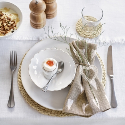 Jute Woven Coasters Set of 4 Table Linen & Accessories The White