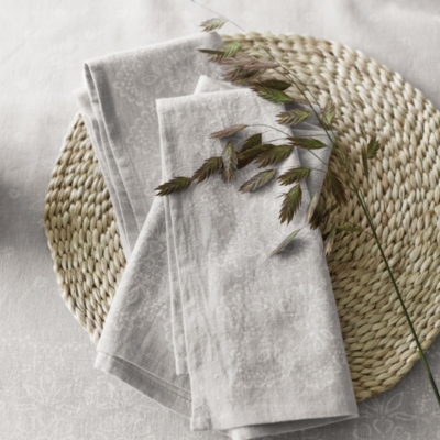 Jute Woven Placemat Table Linen & Accessories The White Company UK