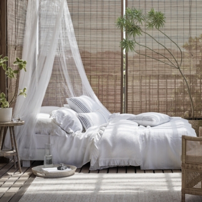 Kara Hemp Bed Linen Collection The White Company UK