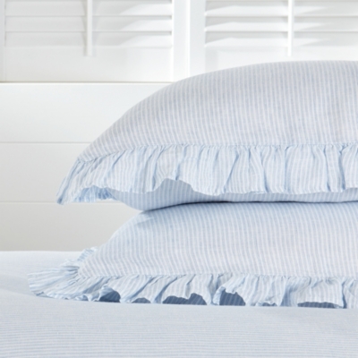 Kara Hemp Fine Stripe Bed Linen Collection