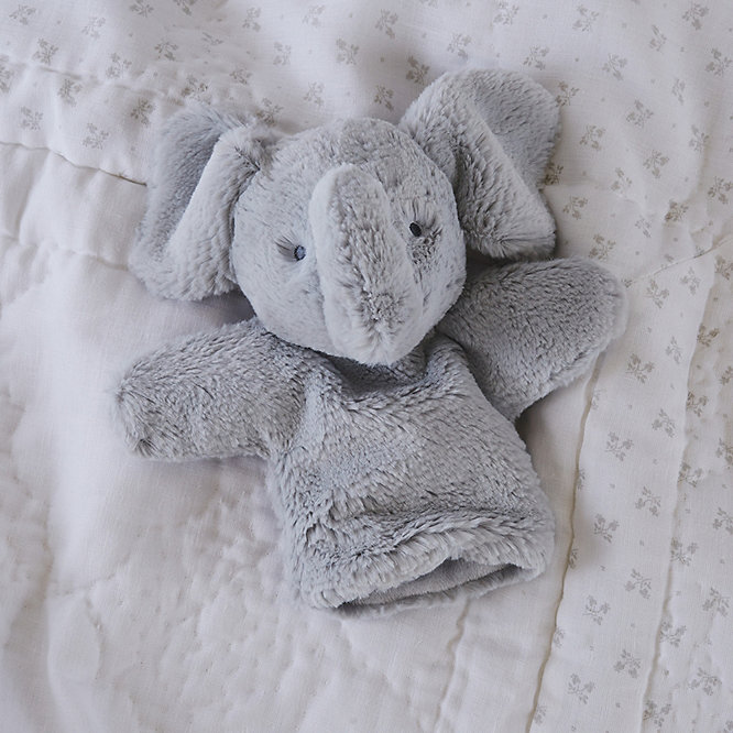 Kimbo Elephant Puppet Toy | Children's Home Sale | The White Company UK
