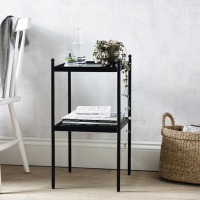 Kingham Metal 2 Tier Side Table Tables The White Company Uk