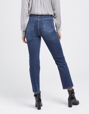 Kingston Straight Leg Cropped Jeans Clothing Sale The White Company UK