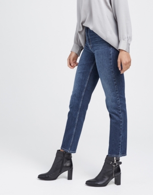 Kingston Straight Leg Cropped Jeans Clothing Sale The White Company UK
