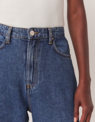 Kingston Wide Leg Jeans Trousers & Leggings The White Company UK