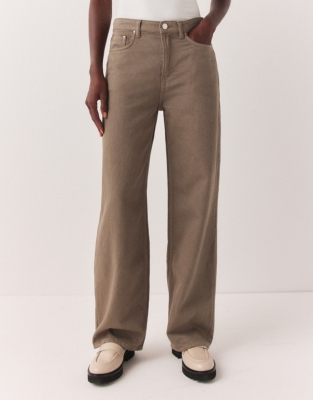 Kingston Wide Leg Jeans Jeans The White Company UK