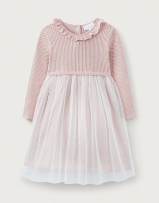 knitted chiffon tutu dress