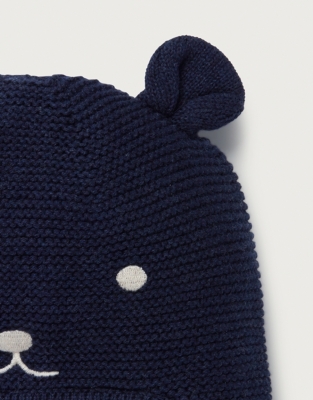 Knitted Bear Hat | Baby Sale | The White Company US