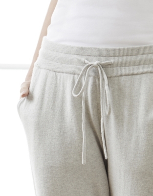 knitted joggers zara