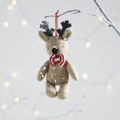 Knitted Reindeer Christmas Decoration Seasonal Offers The