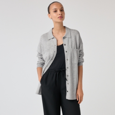 Knitted Shirt with Cashmere