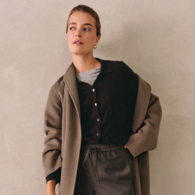 Knitted Shirt with Cashmere