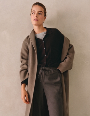 Knitted Shirt with Cashmere