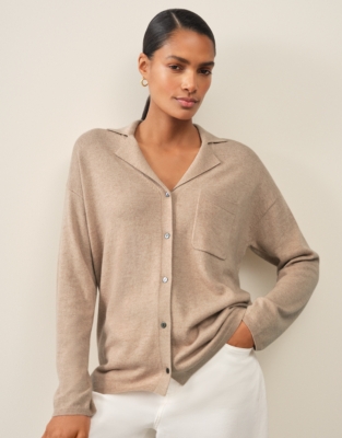 Knitted Shirt with Cashmere