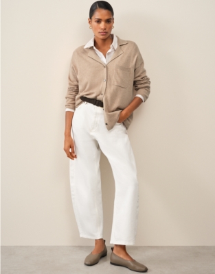 Knitted Shirt with Cashmere