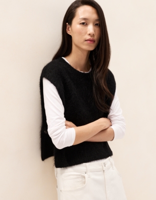 Knitted Tank with Alpaca