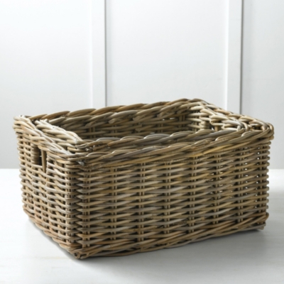 Kubu Basket Set Of 2 The White Company UK