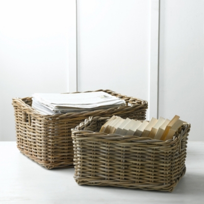 Kubu Basket Set Of 2 The White Company UK