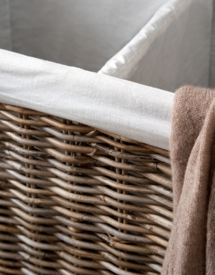 Kubu Rattan Laundry Basket – Double