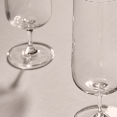 LSA International Arc Champagne Flute Glasses – Set of 4