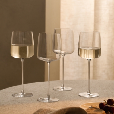 LSA International Metropolitan White Wine Glasses – Set of 4