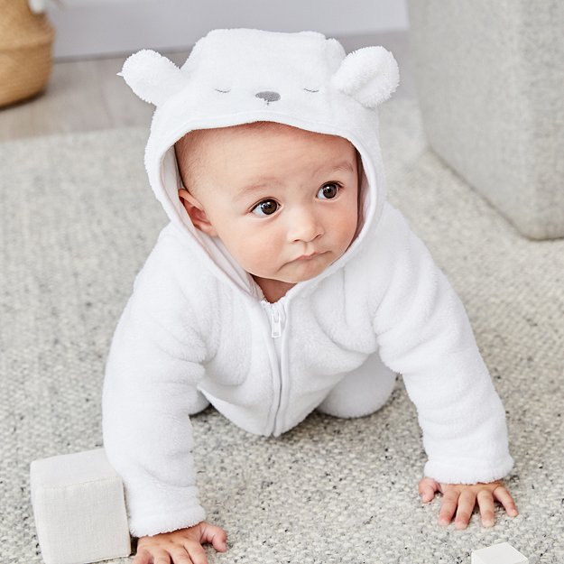 Lumi Novelty Fleece Romper | Children's & Baby Sale | The White Company UK