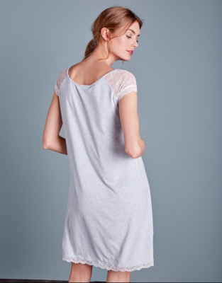 Lace Cap Sleeve Nightie Nightwear & Robes Sale The White Company UK