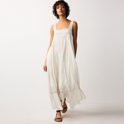 Lace Insert Maxi Dress