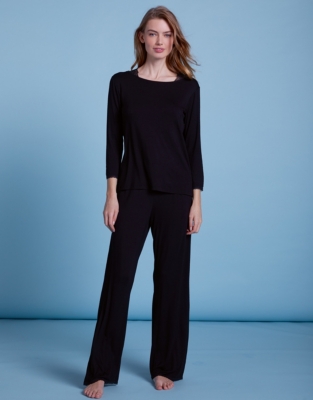 Lace Shoulder Pyjama Set | Nightwear & Robes Sale | The White Company UK
