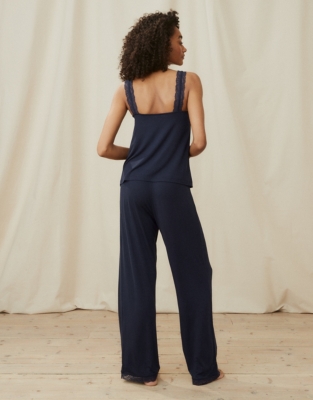 LaceStrap Pajama Set Sleepwear Sale The White Company US