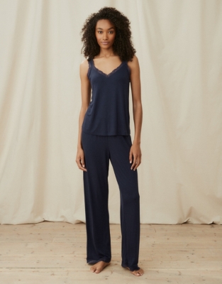 LaceStrap Pajama Set Sleepwear Sale The White Company US