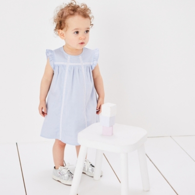 Lace Trim Dress | Baby & Children's Sale | The White Company UK