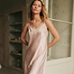 Silksilky Mulberry Silk Nightgown V Back Silk Nightdress