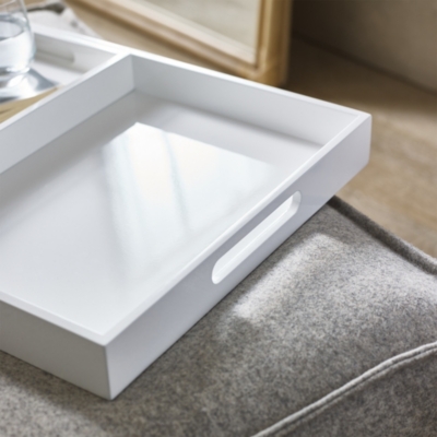 Grant White Serving Tray + Reviews