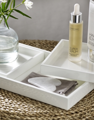 Lacquer Small Dressing Table Tray – Set of 3