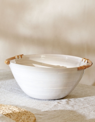 Lacquered Bamboo Deep Bowl