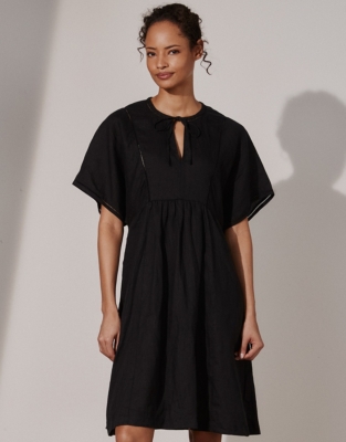 Ladder-Insert Linen Dress | Dresses & Skirts | The White Company US