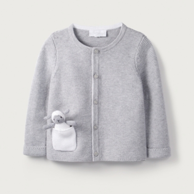 white company baby cardigan