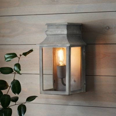 Aged zinc deals outdoor lighting