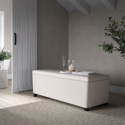 Langley Cotton Ottoman 