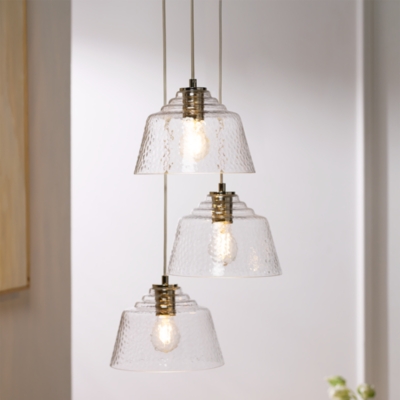 Lansdown Glass Triple Pendant